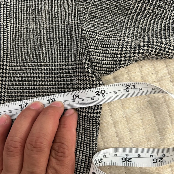 MM Lafleur - "Rosa" Retro 40s Katharine Hepburn Style Houndstooth Dress, sz 12 - Picture 5 of 8